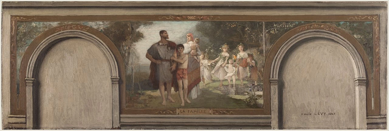 Bozzetto per il municpio di Parigi. La famiglia - Musée des Beaux, Arts de la ville de Paris